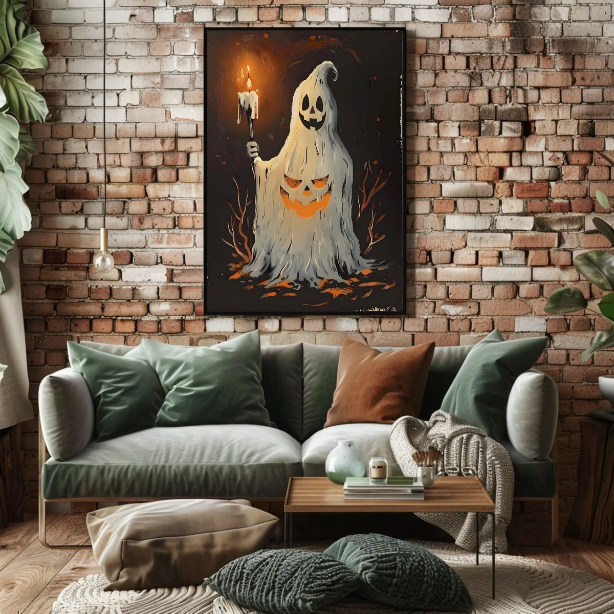 The Haunted Pumpkin Spirit Poster