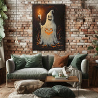 The Haunted Pumpkin Spirit Poster