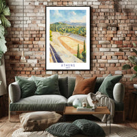 Athens Stadium Panorama Poster PosterGoat