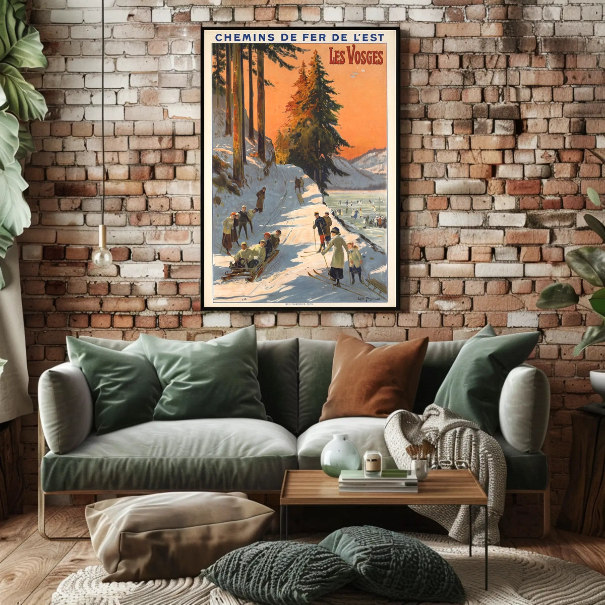 Winter Adventures In Les Vosges Poster