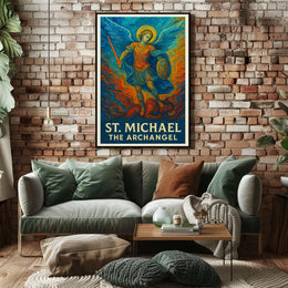 St. Michael the Archangel Spiritual Art Poster