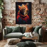 Cosmic Cat Explorer Poster