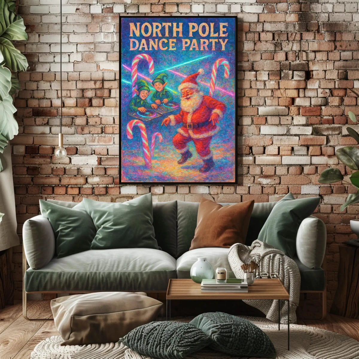 North Pole Dance Party Poster