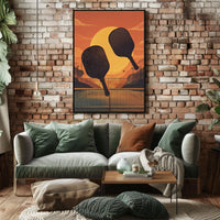 Sunset Paddle Play Poster