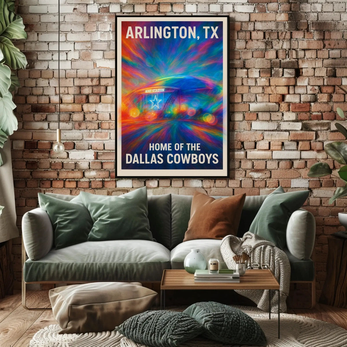 Arlington, TX Home of the Dallas Cowboys Poster