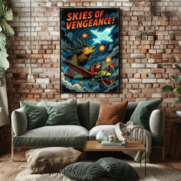 Skies of Vengeance Poster PosterGoat