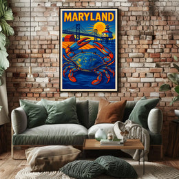 MarylandS Coastal Charm Poster