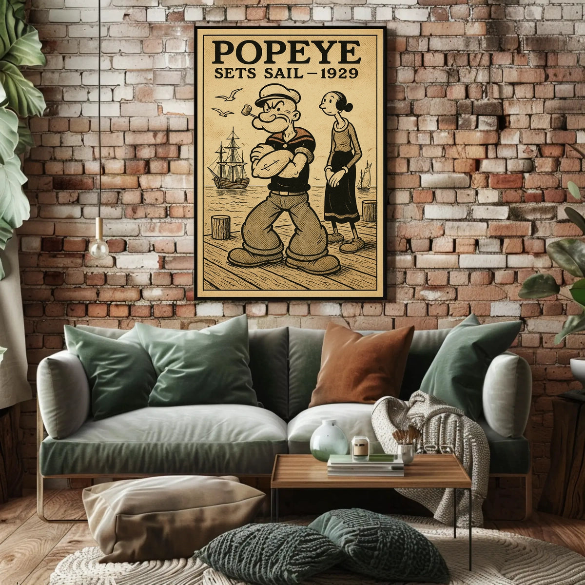Popeye Sets Sail 1929 Poster