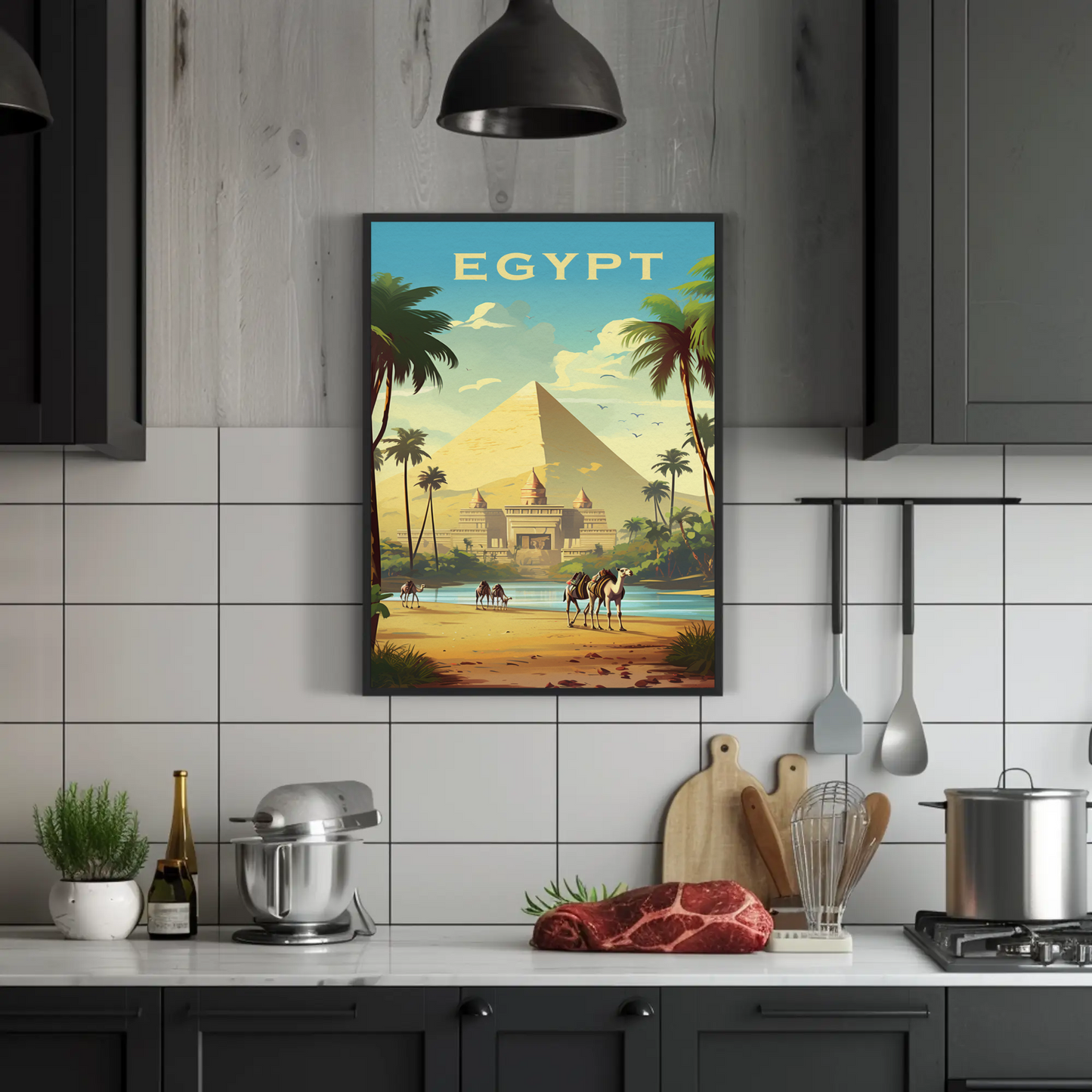 Egypt Vintage Travel Poster