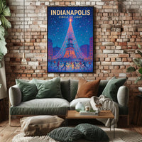 Indianapolis Circle Of Light Poster