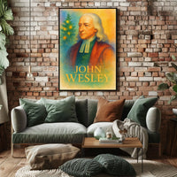 John Wesley Religious Portrait Poster - Historical or Presidential Poster