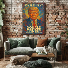 Donald Trump Visionary Future Futurism Collector Poster