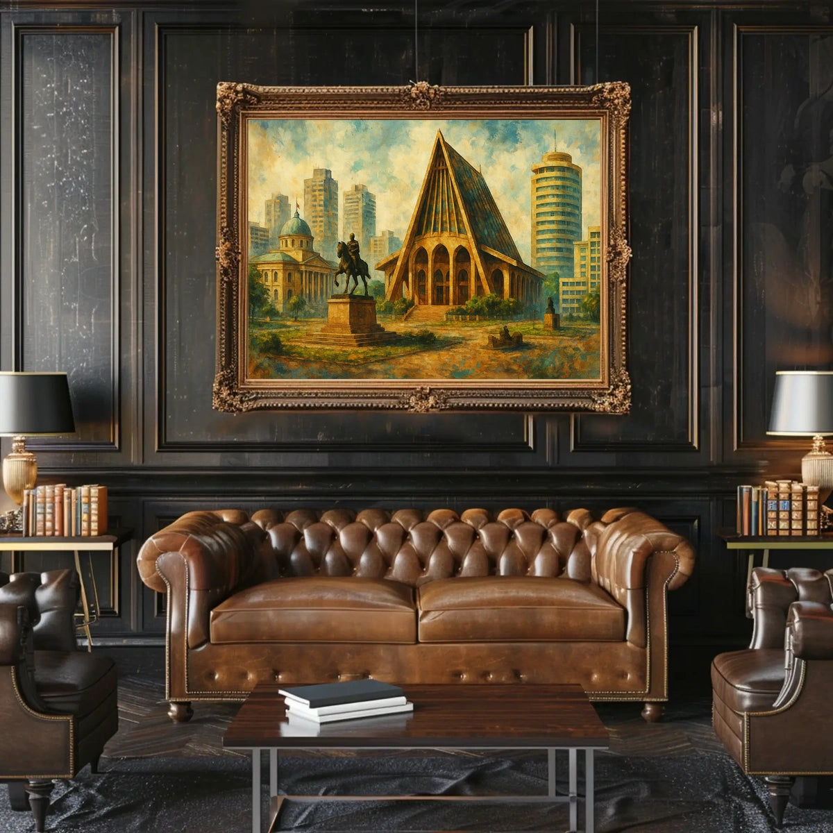 Urban Architectural Harmony Wanderlust Minimalist Poster