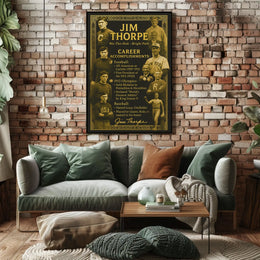Celebrating Jim Thorpe A Sports Legend Poster