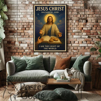 Jesus Christ Spirituality Poster for Inspirational Settings