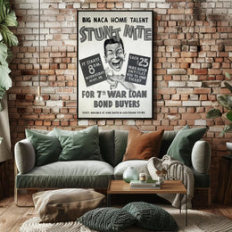 Stunt Nite for War Bond Buyers Poster PosterGoat