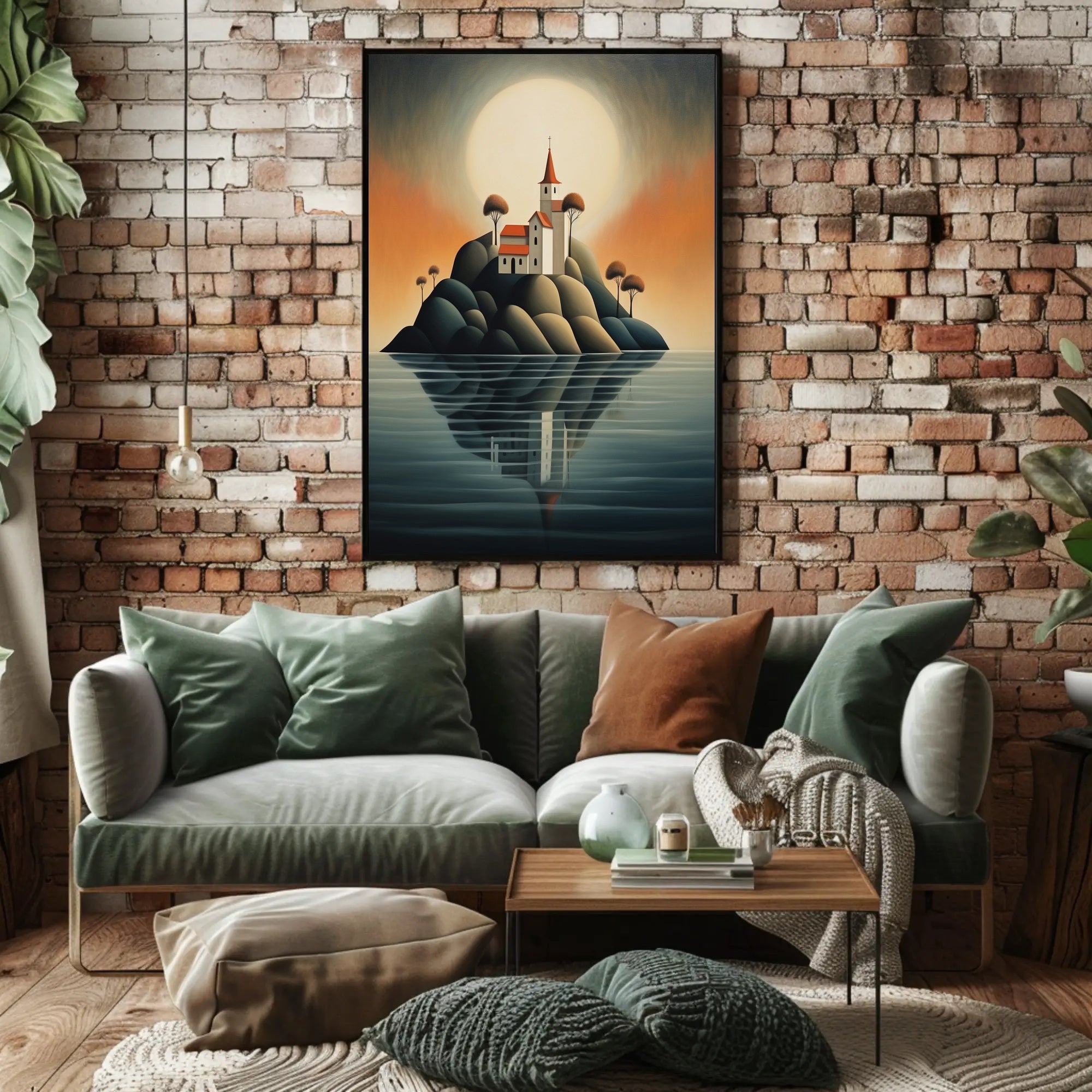 Enchanted Island Church Poster PosterGoat