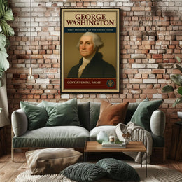 Patriotic Leader Portrait: Historical or Presidential Poster PosterGoat
