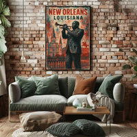 Jazz In New Orleans Poster