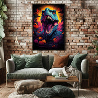 Roaring Jurassic Poster PosterGoat