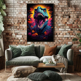 Roaring Jurassic Poster PosterGoat