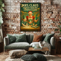 Mrs. Claus Cookie-Baking Competition Poster