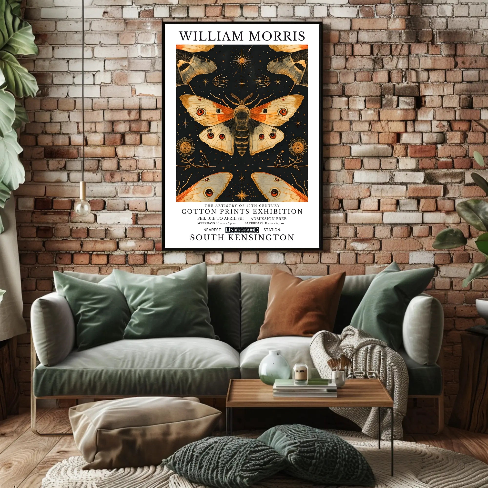 19th Century Cotton Prints Exhibition Poster - Artistic Poster