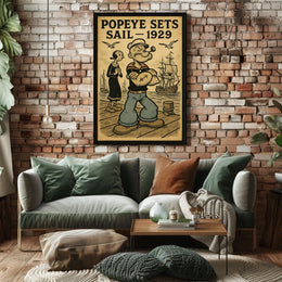 Popeye 1929 Art Poster POP-01