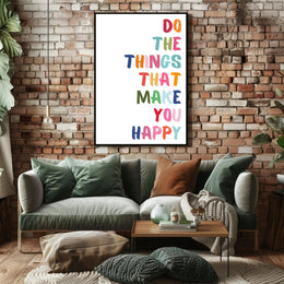 Motivational Poster: Uplifting Hand-Lettered Typography Art PosterGoat