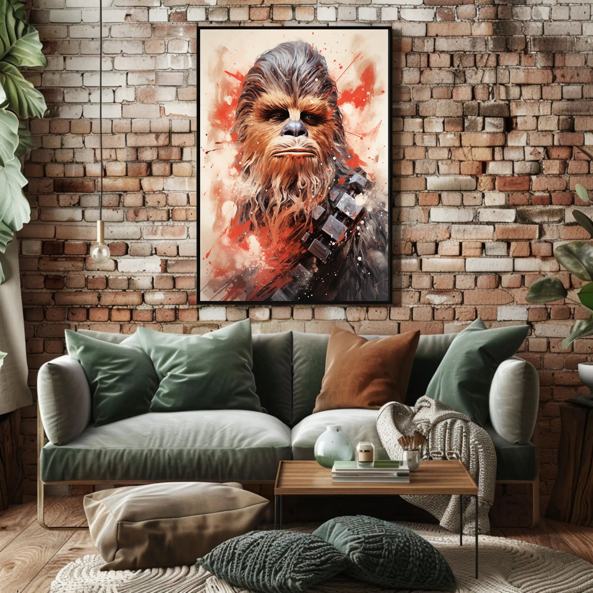 Galactic Warrior Portrait Poster