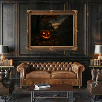 Halloween Night Gothic City Night Collector Poster