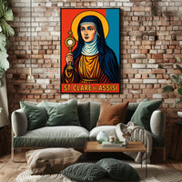 St. Clare of Assisi Poster