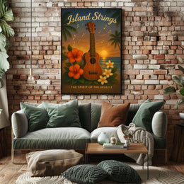 Island Strings Poster