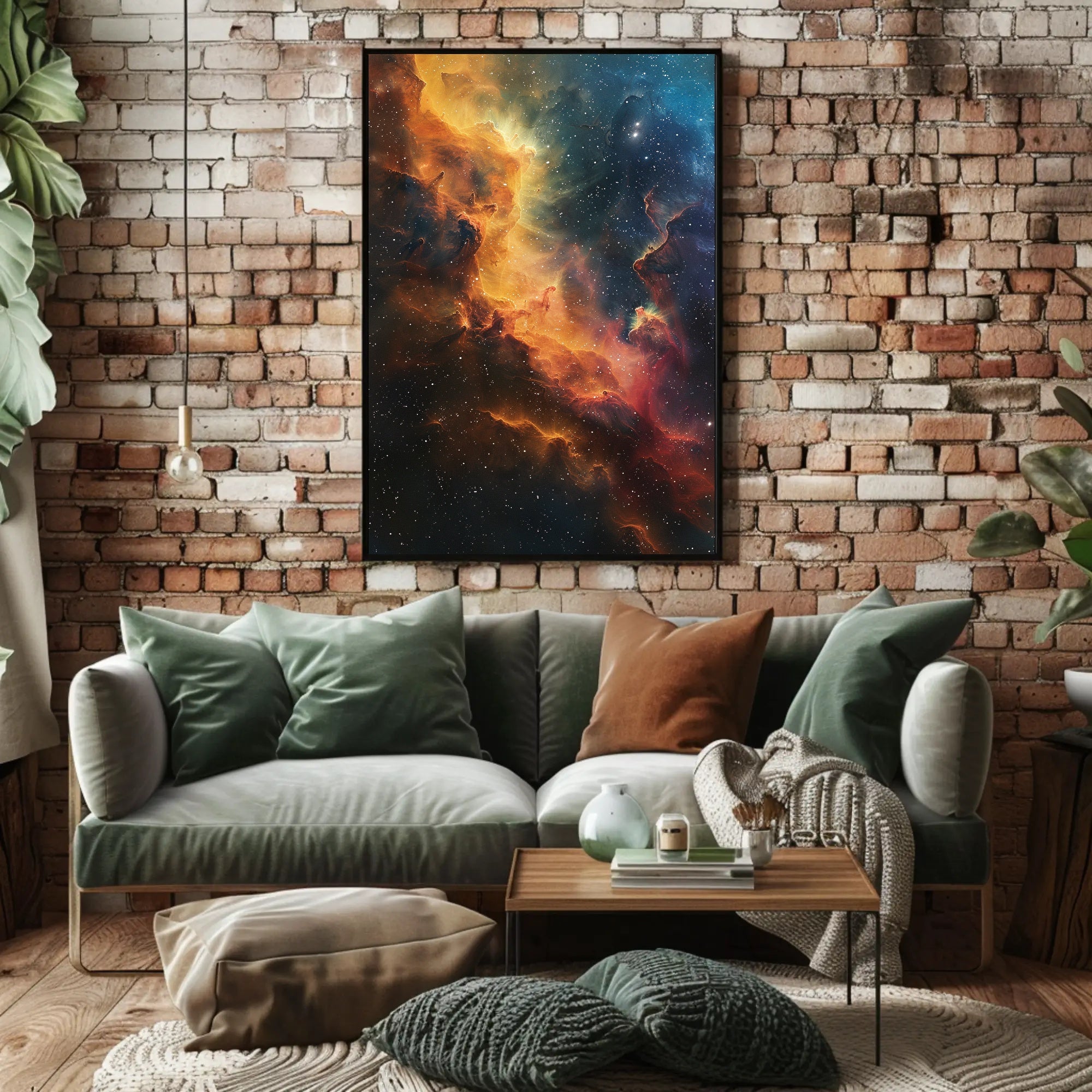Ethereal Cosmic Nebula Photorealistic Space or Astronomy Poster PosterGoat