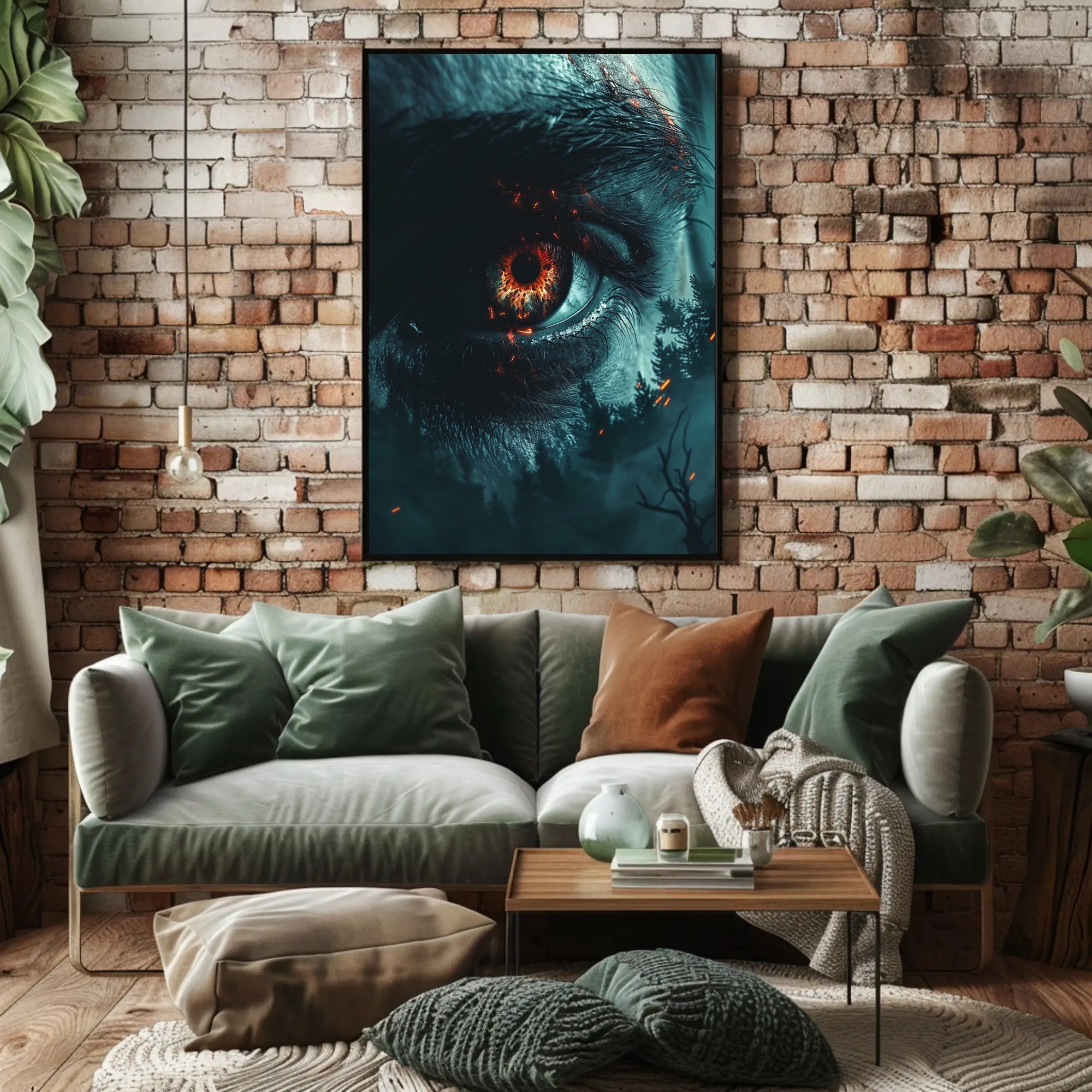 Lighthouse Under Aurora Borealis Coastal Poster Art PosterGoat