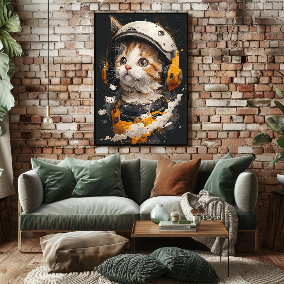 Cosmic Kitten Adventure Poster