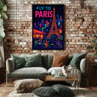 Fly to Paris Poster