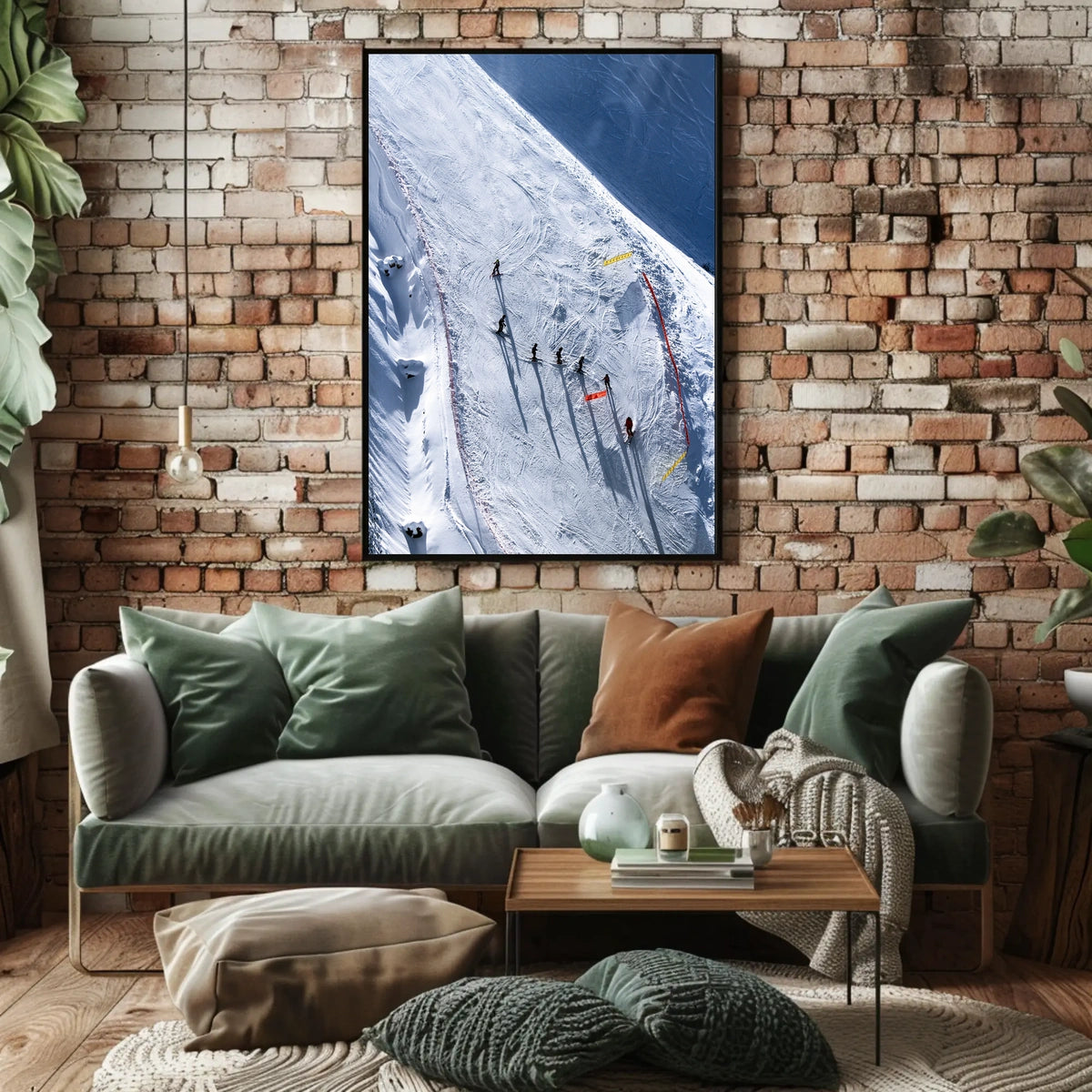 Winter Adventure On The Slopes Poster