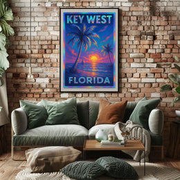 Key West Sunset Poster