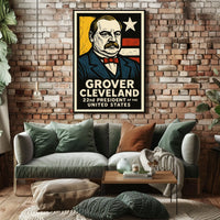 Grover Cleveland 22nd President Poster