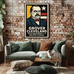 Grover Cleveland 22nd President Poster