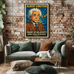 Albert Einstein Theory Of Relativity Poster
