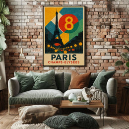 Paris Champs-Élysées Poster