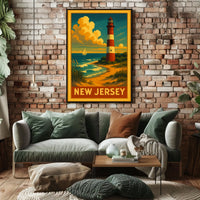 New Jersey Coastal Lighthouse Poster