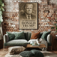Donald Trump 47th President Poster