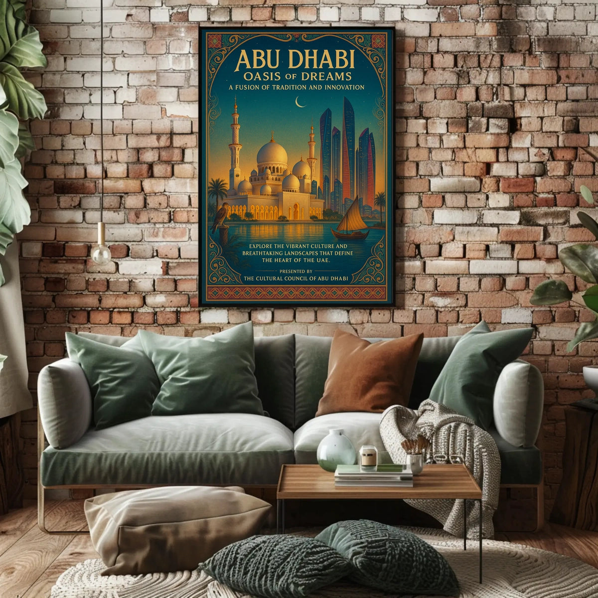 Abu Dhabi Oasis of Dreams Poster