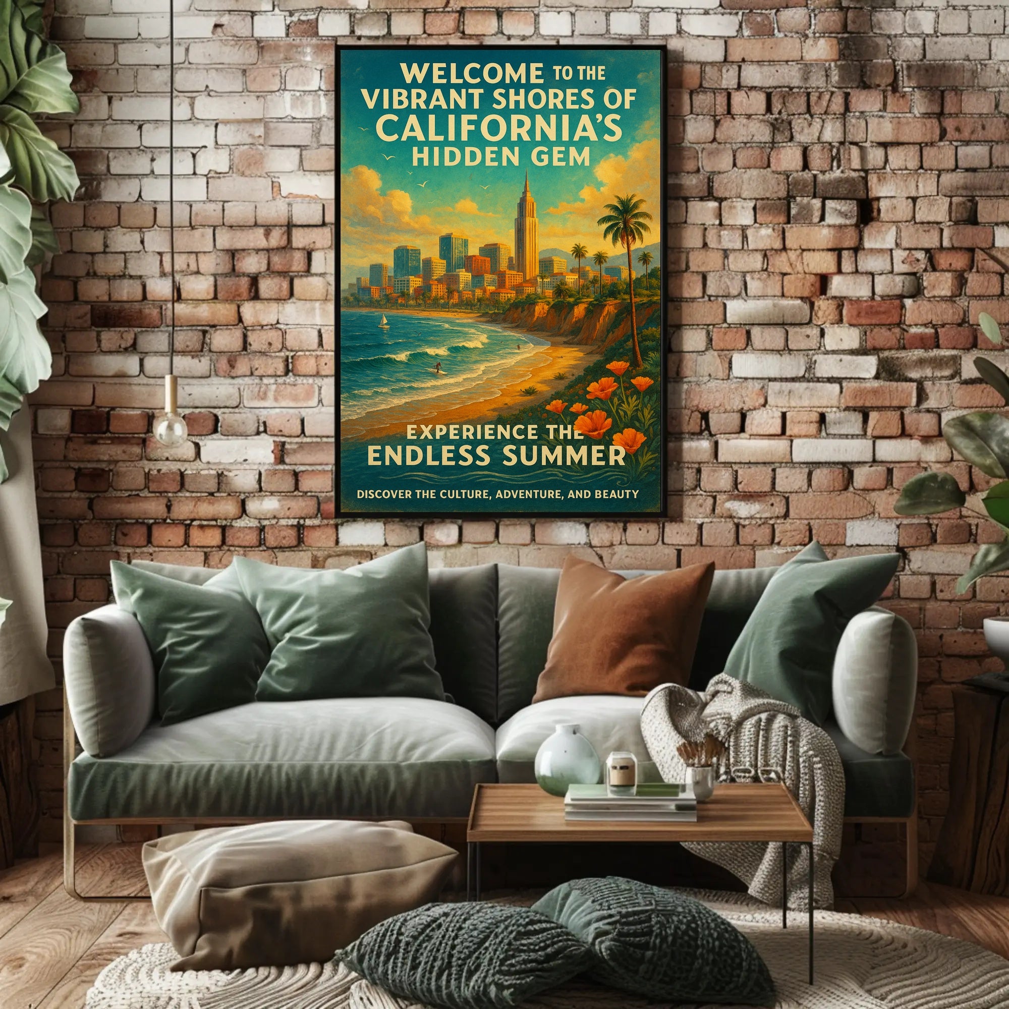 Welcome to Californias Hidden Gem Poster PosterGoat