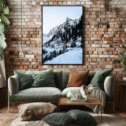 Winter Mountain Retreat Poster