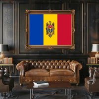 Moldova, Republic of Flag Poster