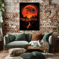 Alien Skies A Surreal Landscape Poster